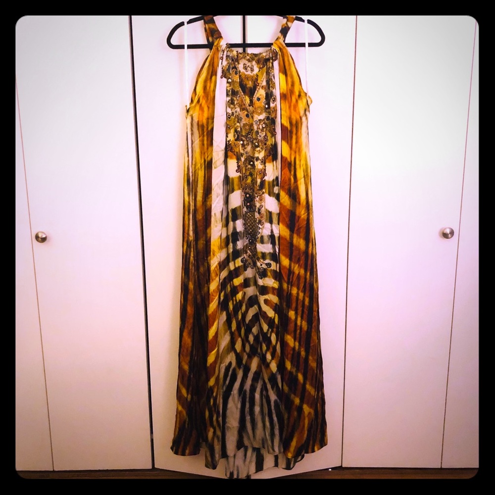 Beautiful CAMILLA Beaded Drawstring Dress